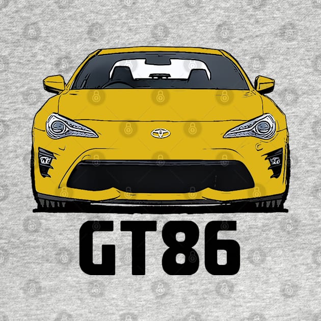 Toyota GT86/Subaru BRZ - Yellow by Woreth